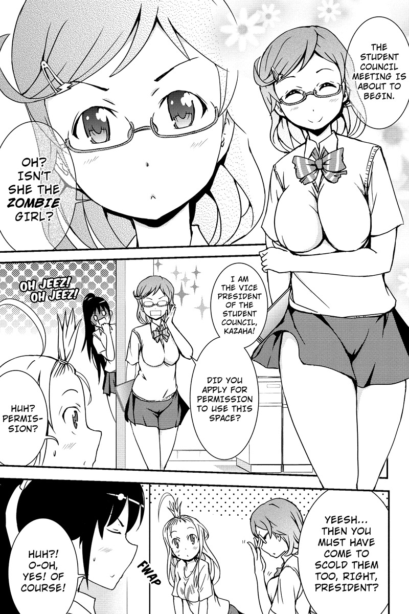 Shion of the Dead Chapter 12 page 5 - Chapter 12: Normal Zombies Tried Being School Idols (Part 1)