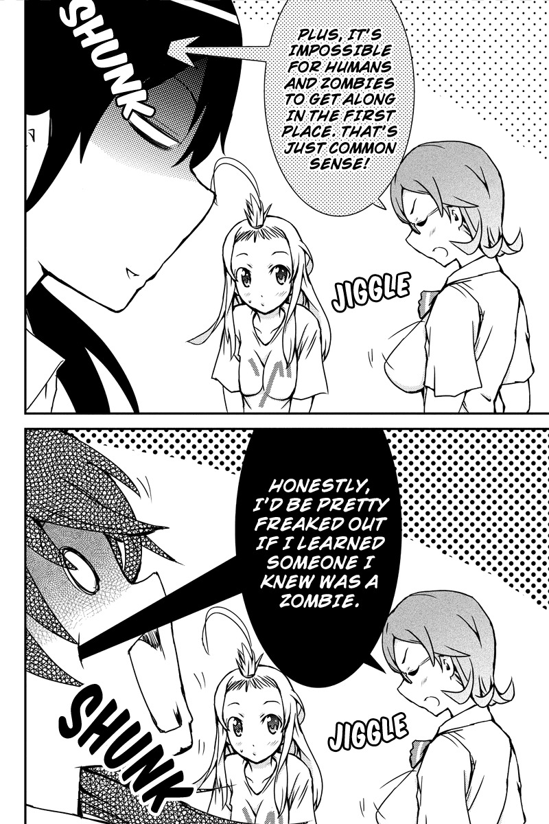 Shion of the Dead Chapter 12 page 6 - Chapter 12: Normal Zombies Tried Being School Idols (Part 1)
