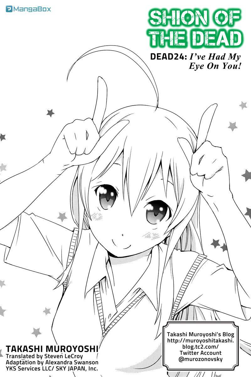 Shion of the Dead Chapter 24 page 1 - Chapter 24: I've Had My Eye On You!