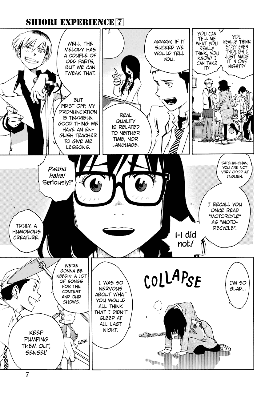 Shiori Experience - Jimi na Watashi to Hen na Oji-san Chapter 29 page 7 - Chapter 29: New Song
