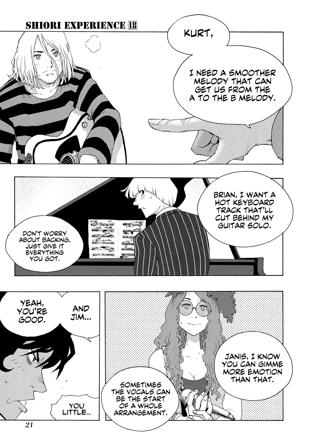 Shiori Experience - Jimi na Watashi to Hen na Oji-san Chapter 82 page 18 - Chapter 82: MUSIC DEVILS