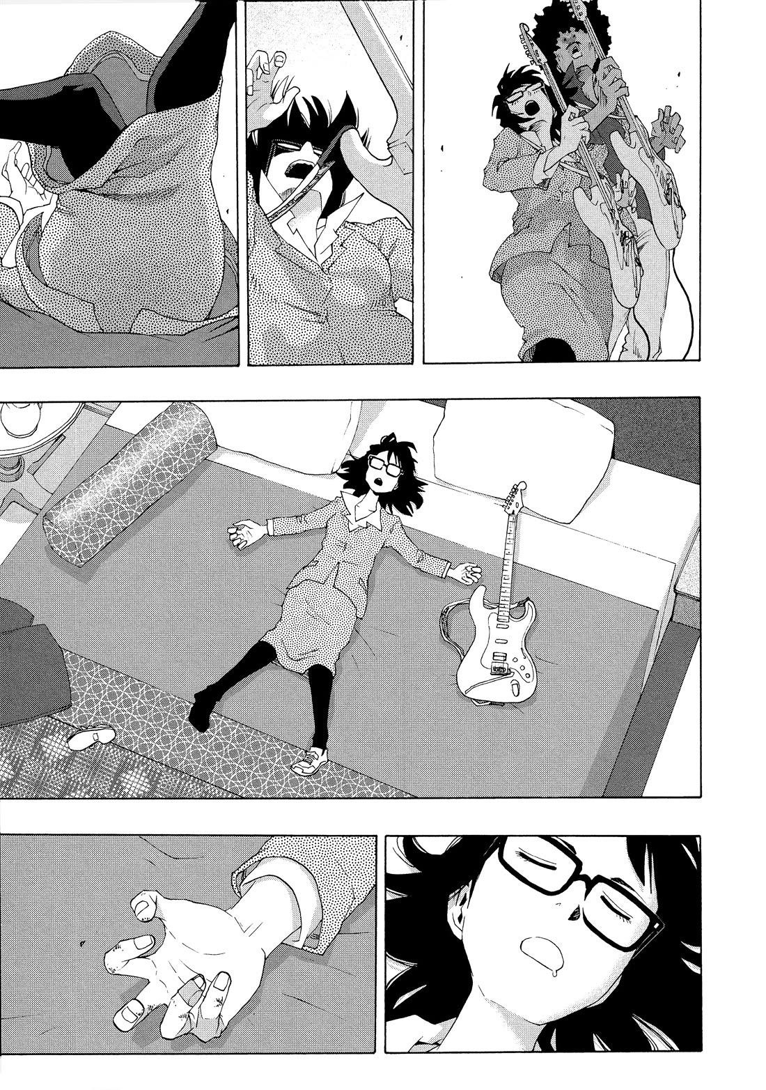 Shiori Experience - Jimi na Watashi to Hen na Oji-san Chapter 82 page 32 - Chapter 82: MUSIC DEVILS