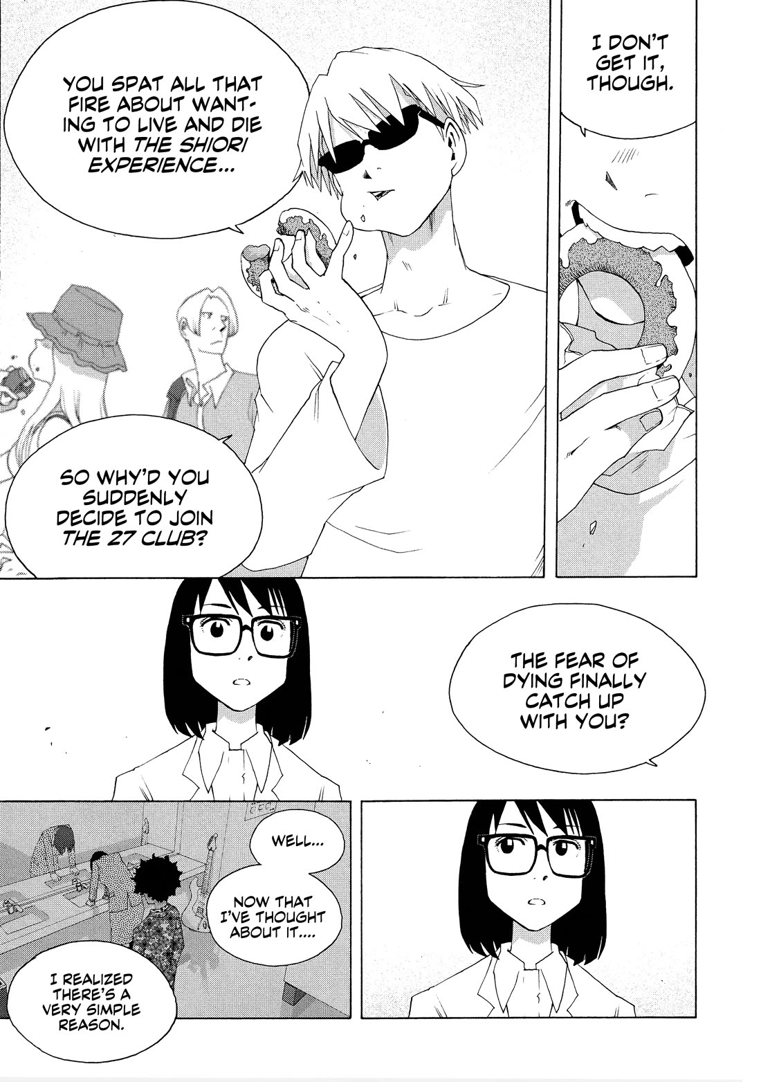Shiori Experience - Jimi na Watashi to Hen na Oji-san Chapter 82 page 7 - Chapter 82: MUSIC DEVILS
