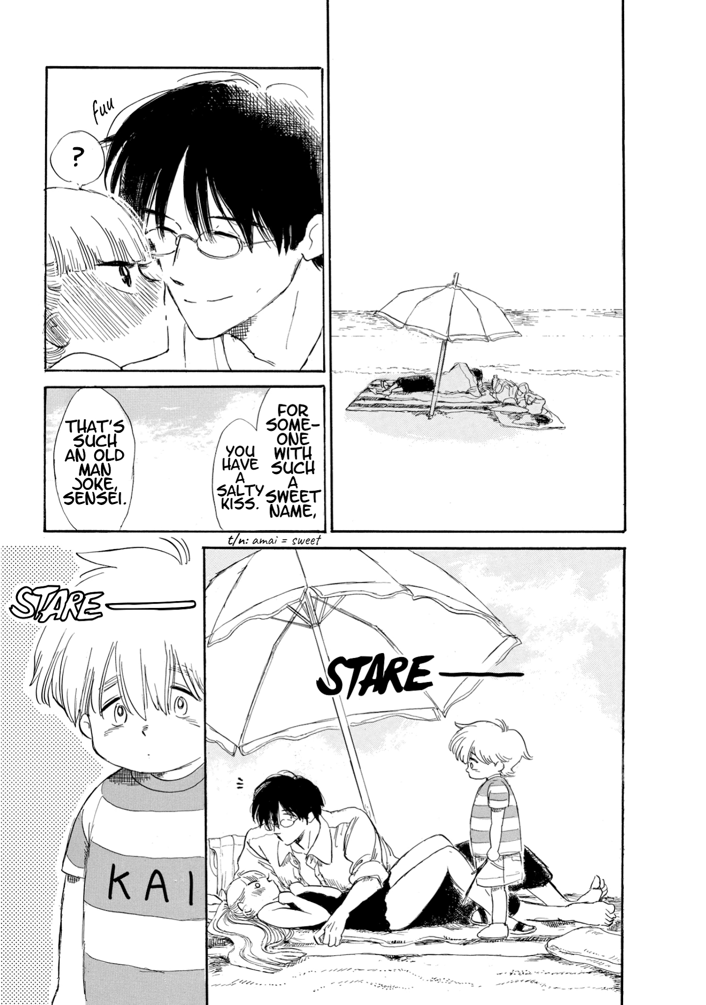Shiota-sensei to Amai-chan Chapter 12 page 15 - Chapter 12: The Beach