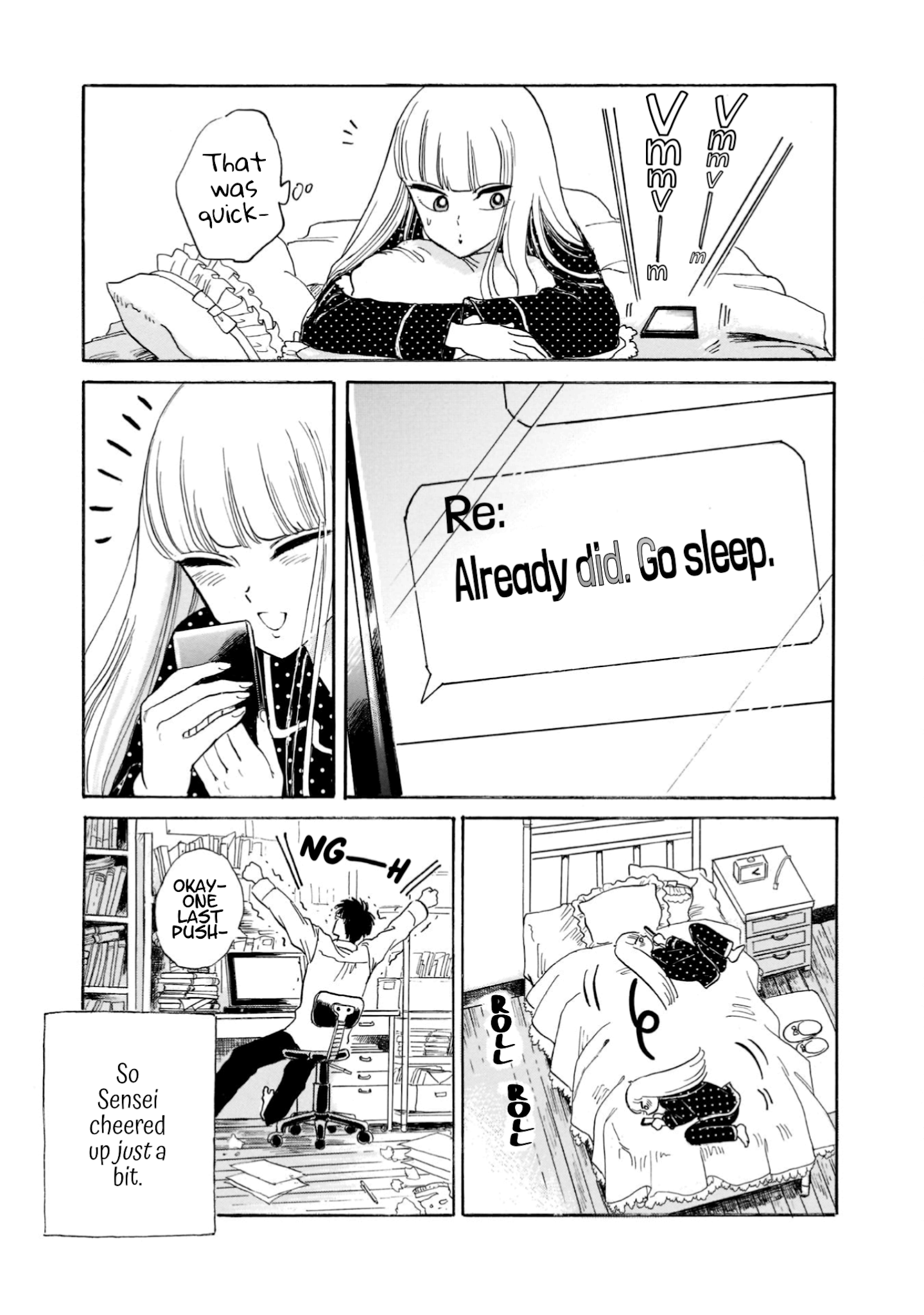 Shiota-sensei to Amai-chan Chapter 16 page 5 - Chapter 16: Staying Up Late