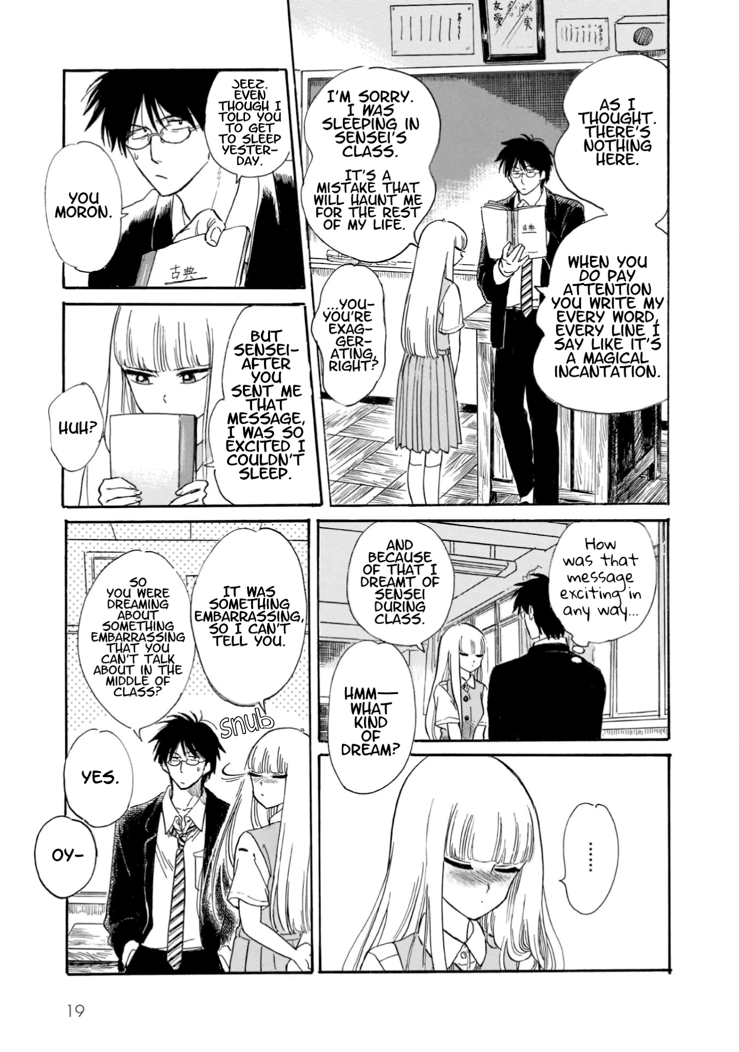 Shiota-sensei to Amai-chan Chapter 16 page 9 - Chapter 16: Staying Up Late