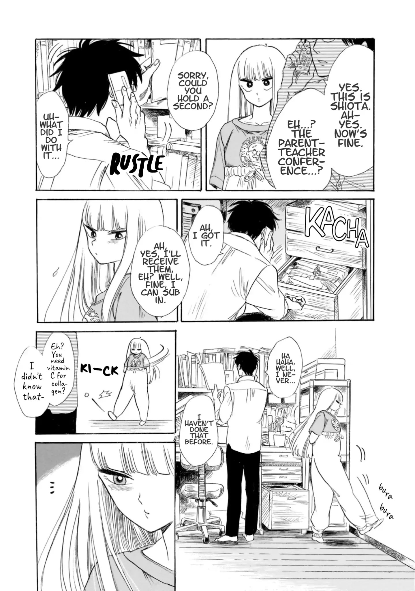 Shiota-sensei to Amai-chan Chapter 17 page 13 - Chapter 17: Mackerel in Miso