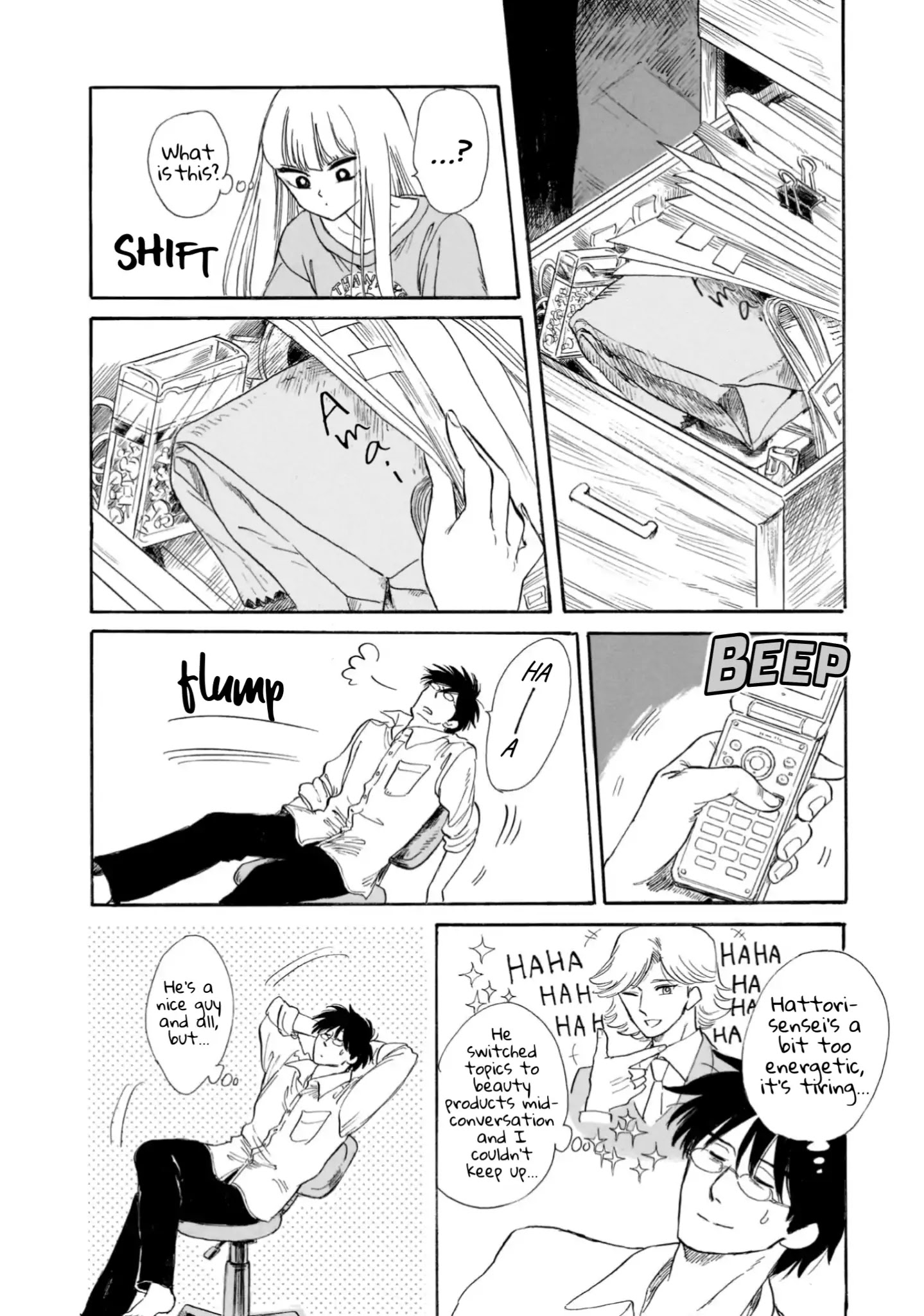 Shiota-sensei to Amai-chan Chapter 17 page 14 - Chapter 17: Mackerel in Miso