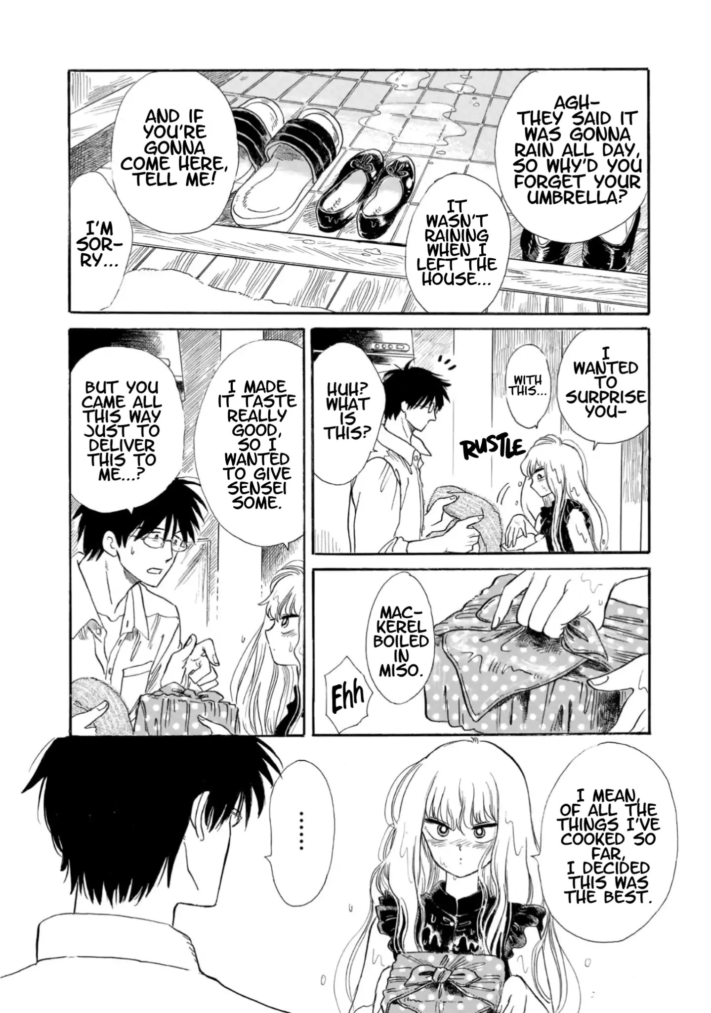Shiota-sensei to Amai-chan Chapter 17 page 2 - Chapter 17: Mackerel in Miso