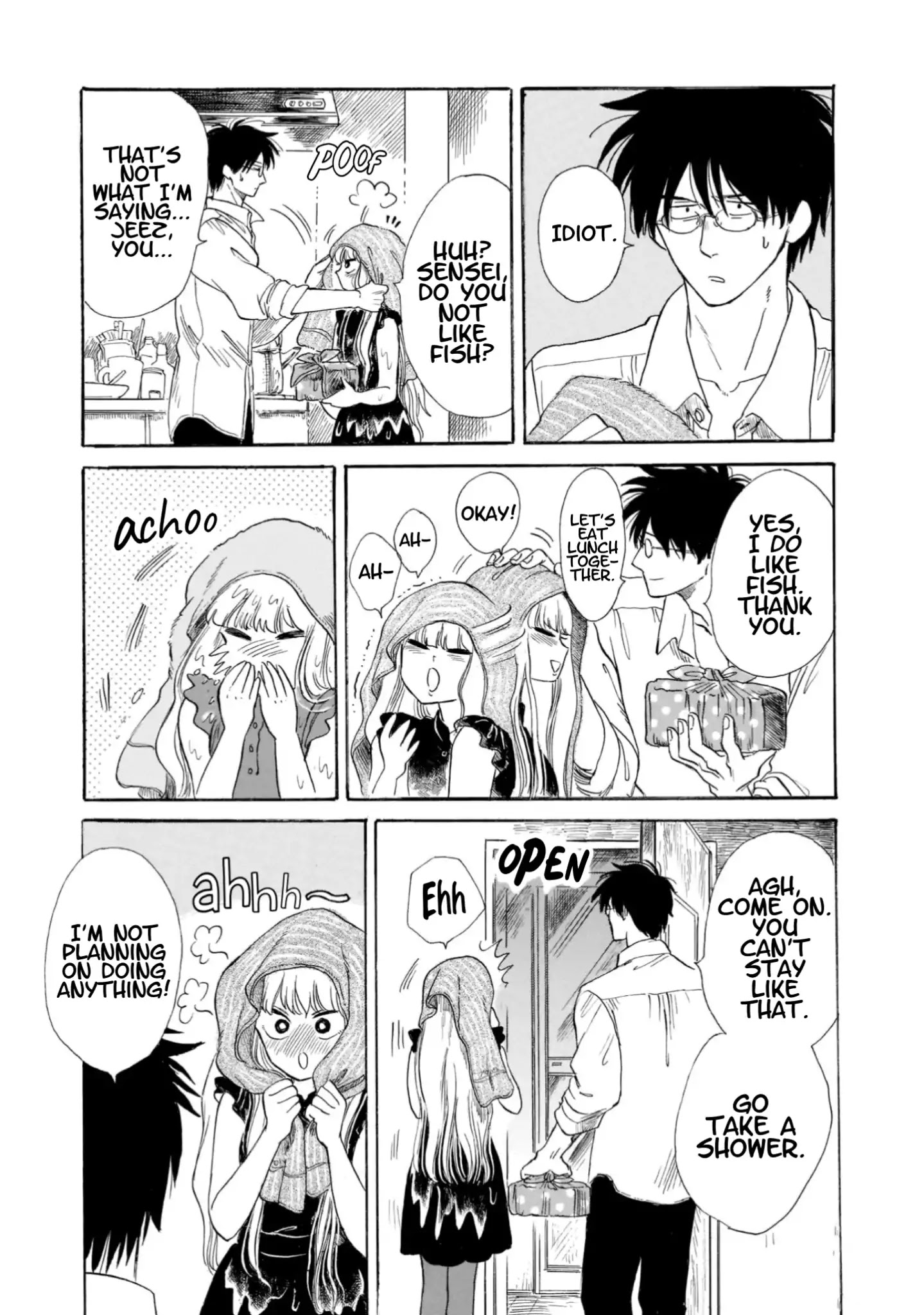 Shiota-sensei to Amai-chan Chapter 17 page 3 - Chapter 17: Mackerel in Miso