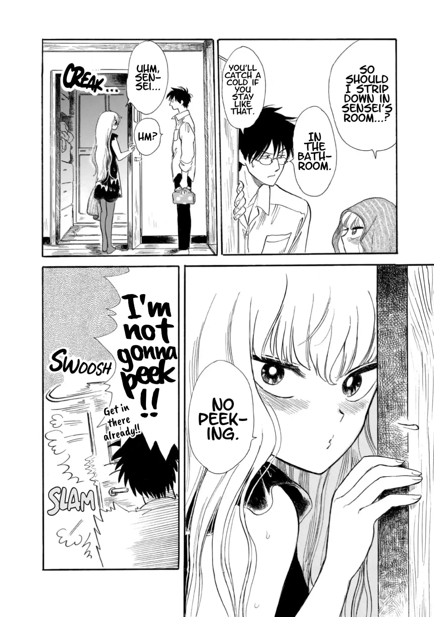 Shiota-sensei to Amai-chan Chapter 17 page 4 - Chapter 17: Mackerel in Miso