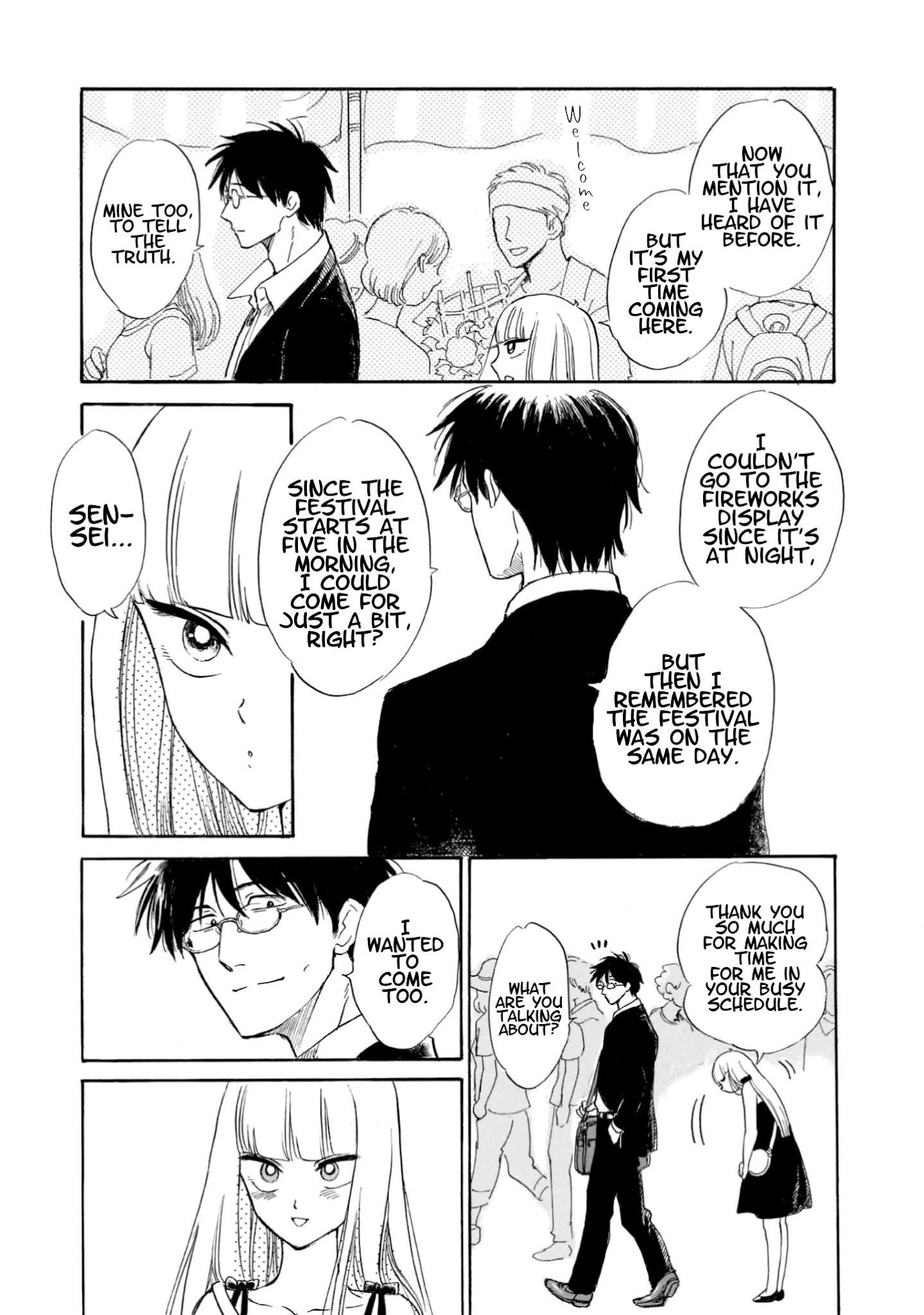 Shiota-sensei to Amai-chan Chapter 19 page 9 - Chapter 19: Morning Glory