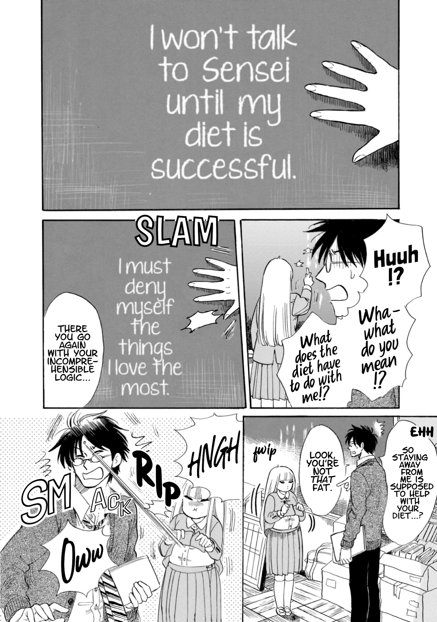 Shiota-sensei to Amai-chan Chapter 20 page 10 - Chapter 20: Diet