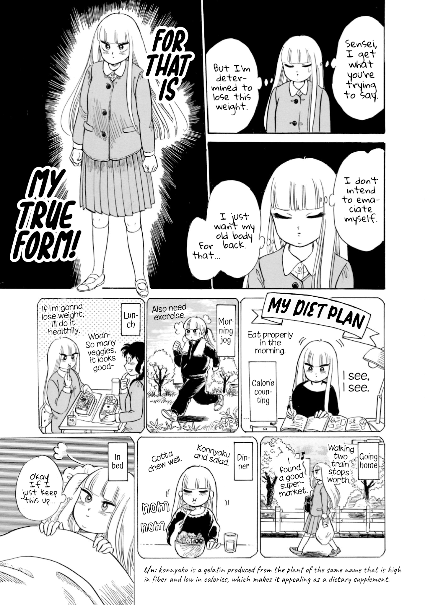 Shiota-sensei to Amai-chan Chapter 20 page 13 - Chapter 20: Diet
