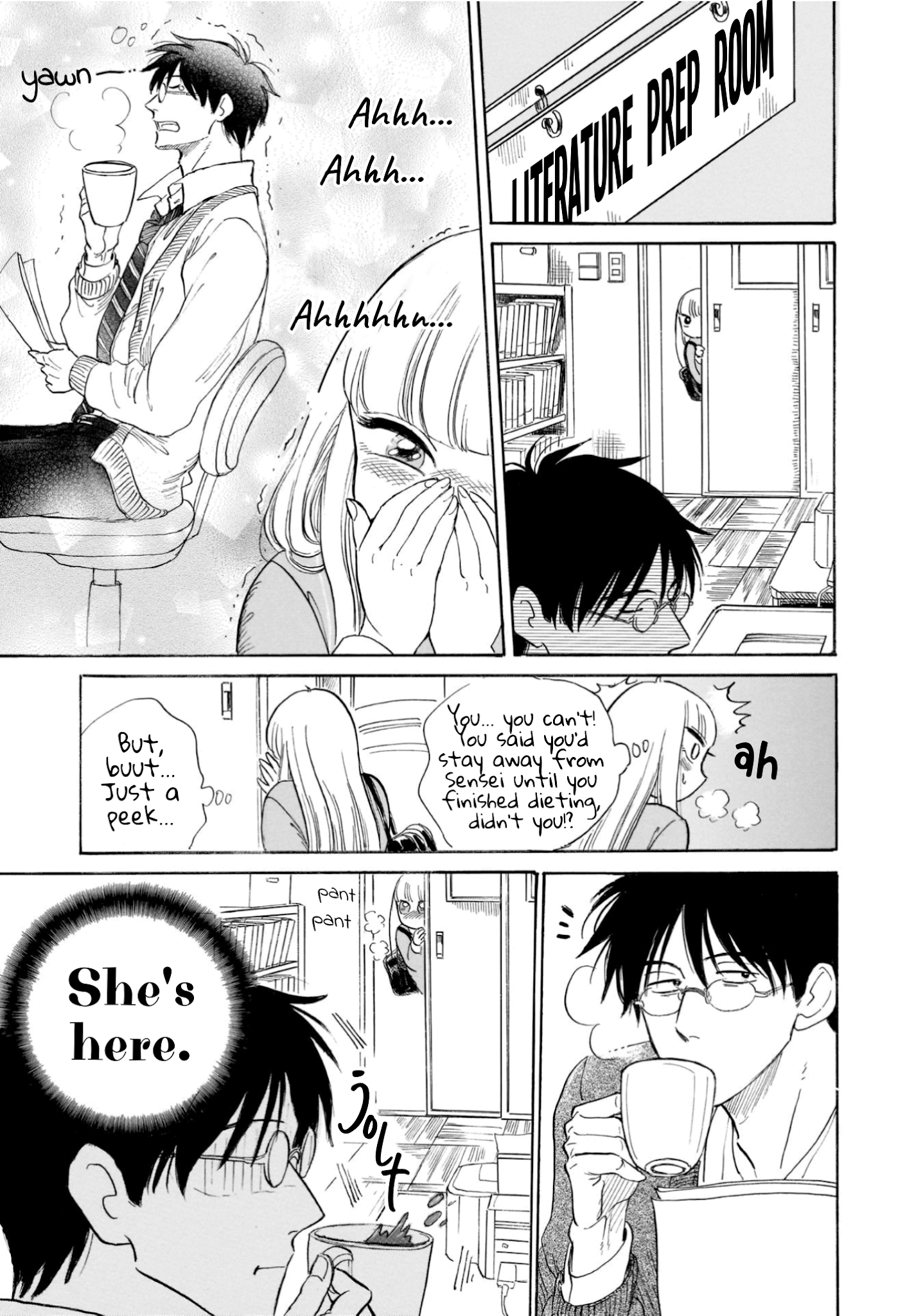 Shiota-sensei to Amai-chan Chapter 20 page 15 - Chapter 20: Diet