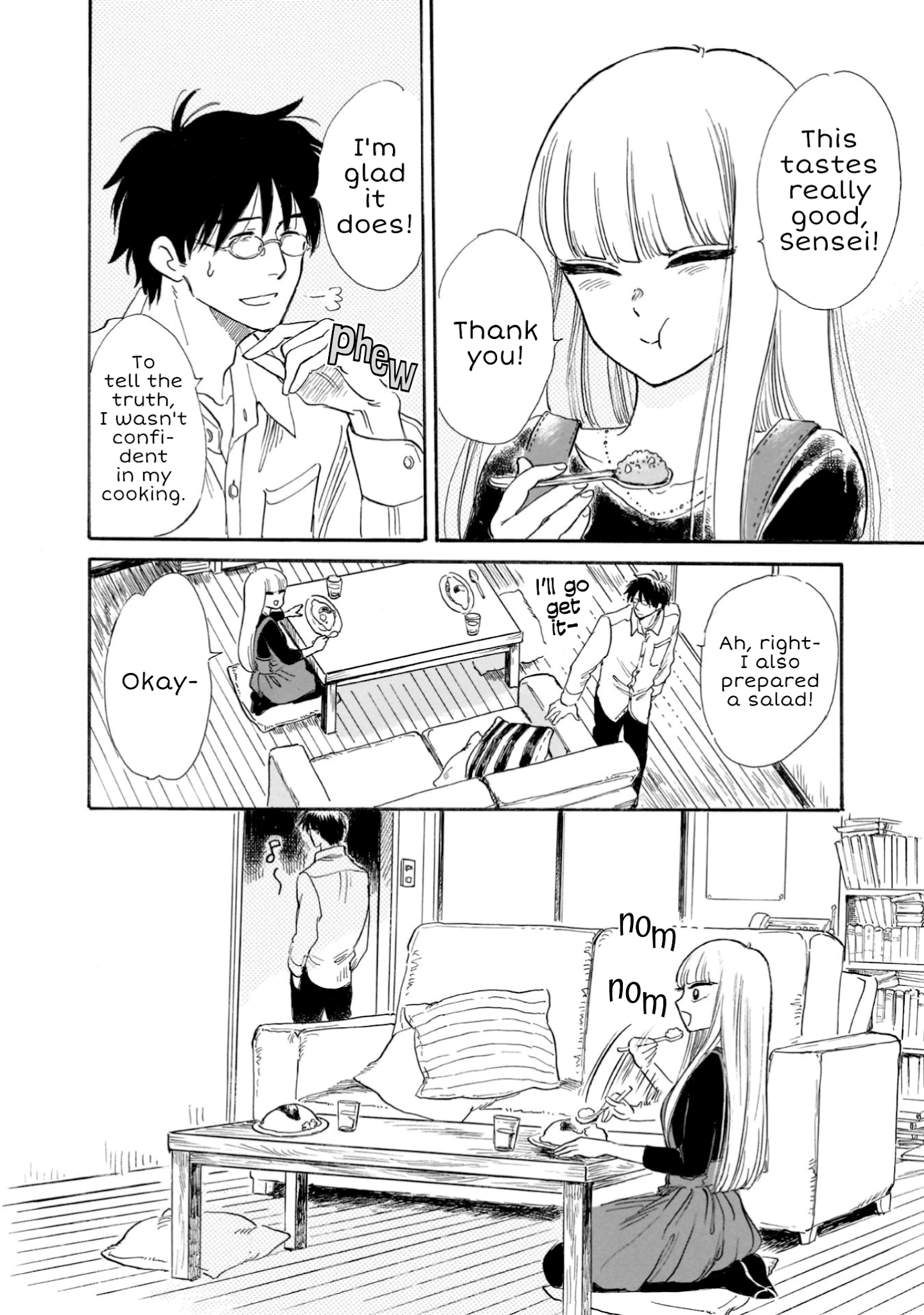 Shiota-sensei to Amai-chan Chapter 21 page 12 - Chapter 21: Cup Ramen