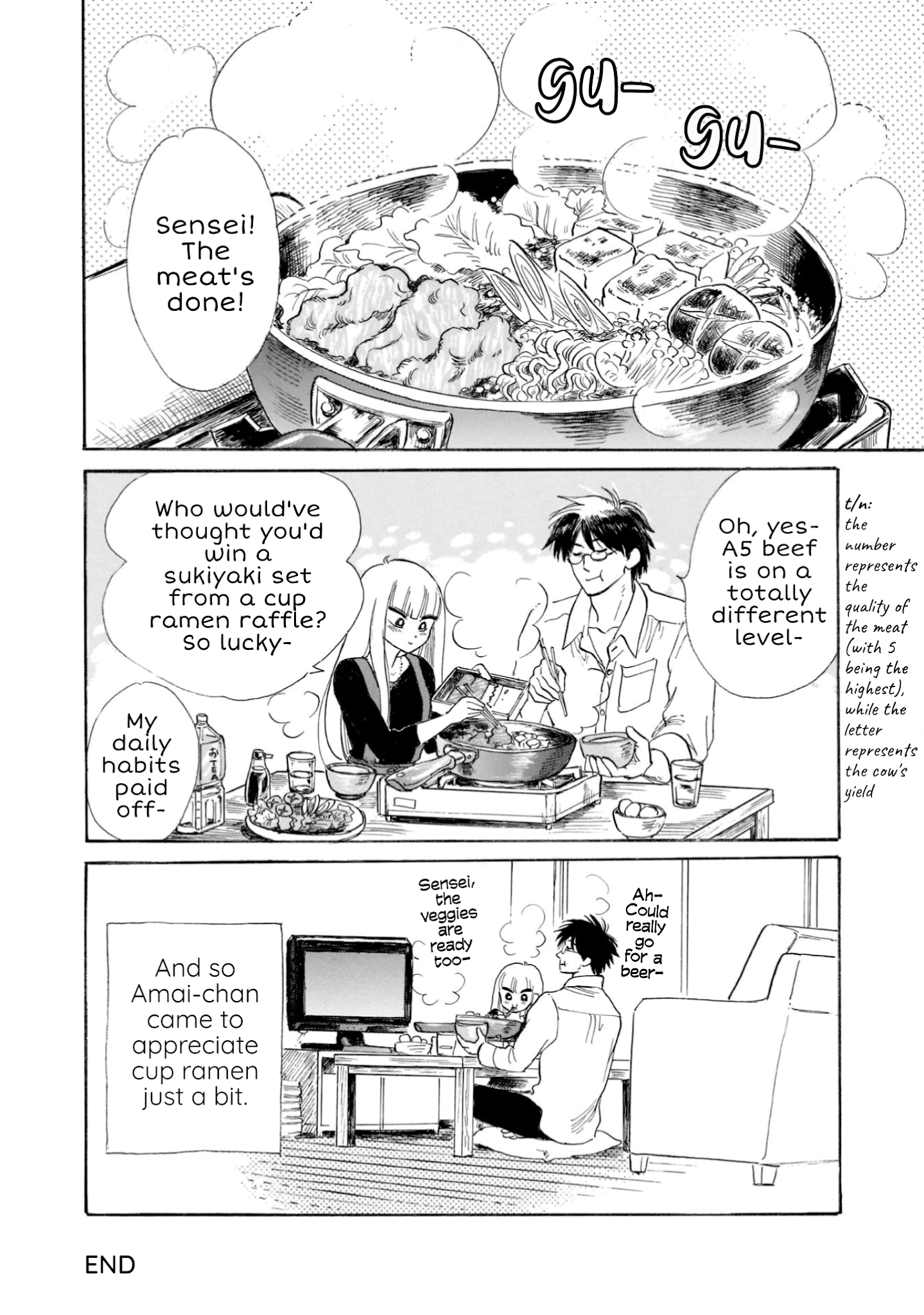 Shiota-sensei to Amai-chan Chapter 21 page 24 - Chapter 21: Cup Ramen