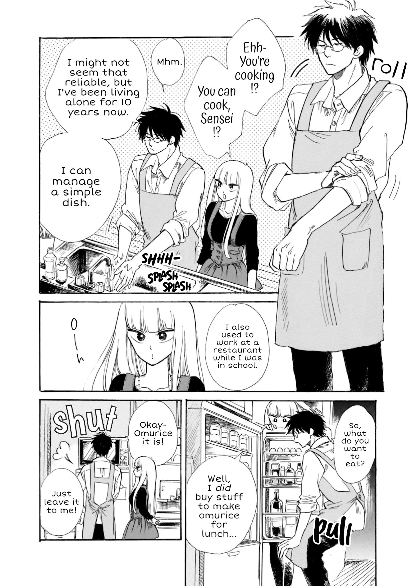 Shiota-sensei to Amai-chan Chapter 21 page 6 - Chapter 21: Cup Ramen