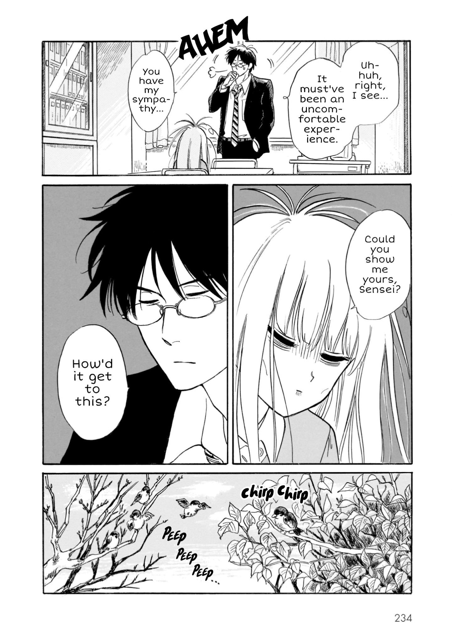 Shiota-sensei to Amai-chan Chapter 24 page 4 - Chapter 24: Pervert