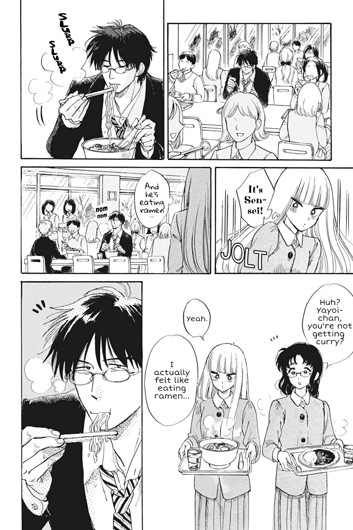 Shiota-sensei to Amai-chan Chapter 27 page 4 - Chapter 27: Cafeteria