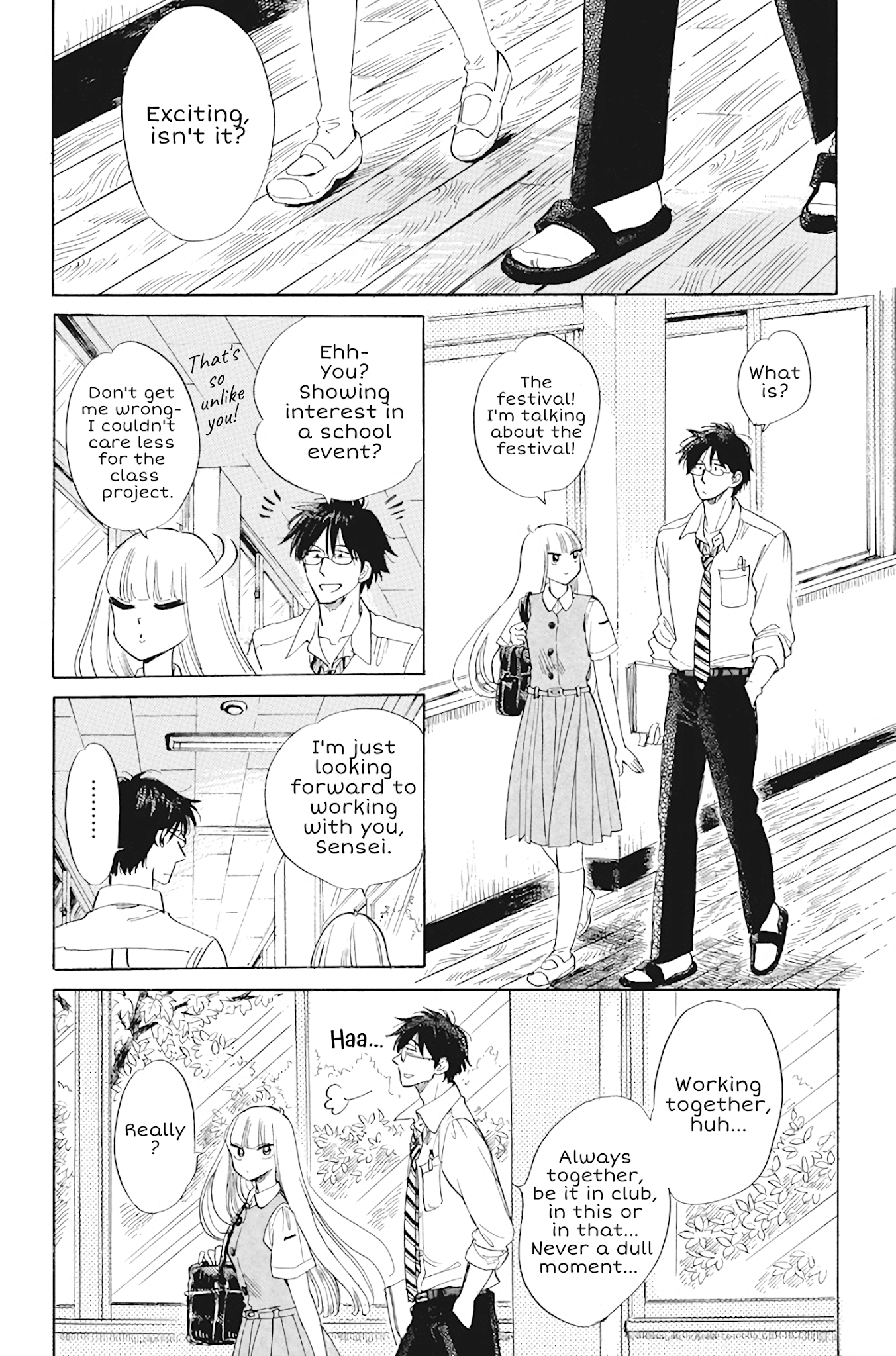 Shiota-sensei to Amai-chan Chapter 28 page 3 - Chapter 28: Preparation