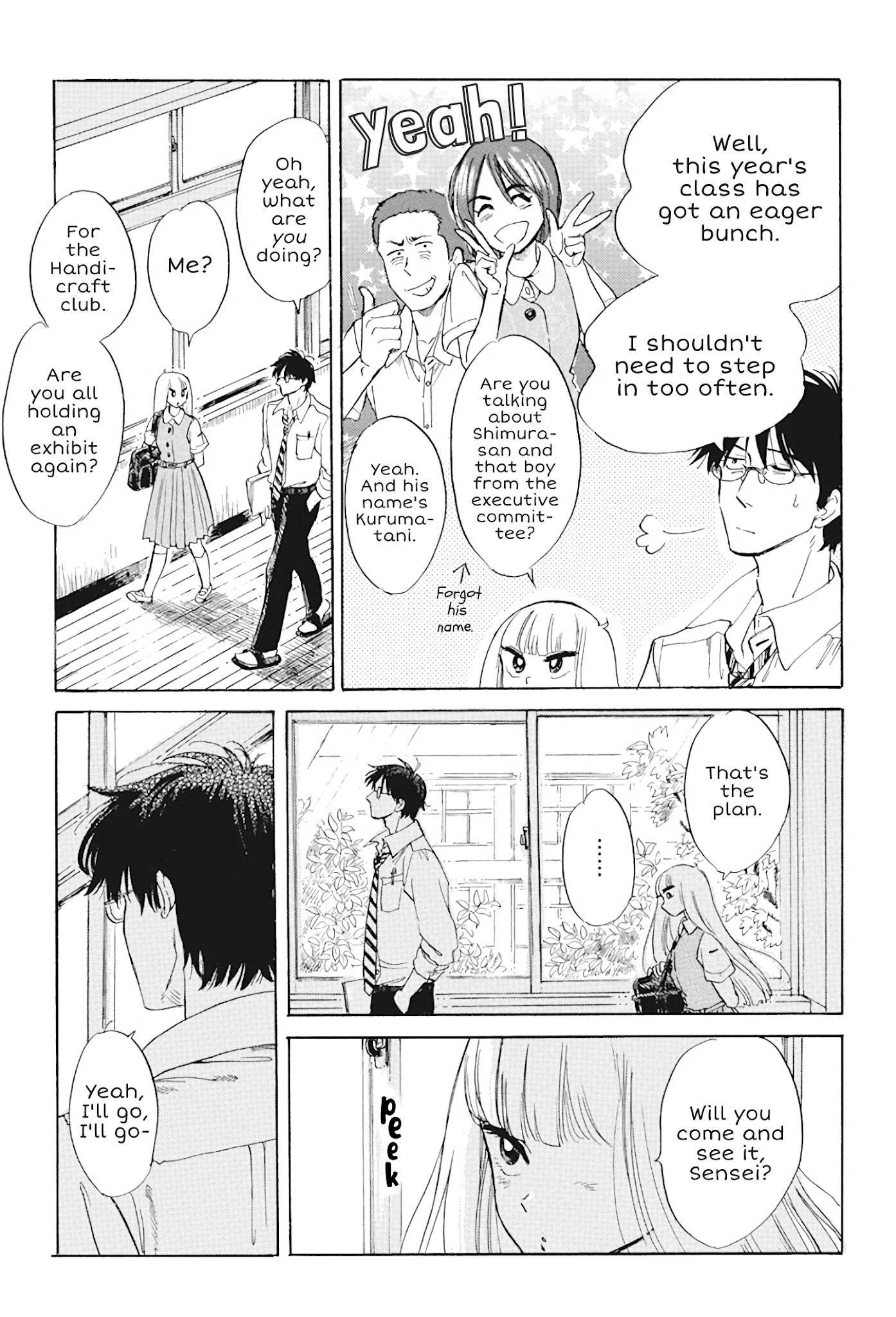 Shiota-sensei to Amai-chan Chapter 28 page 5 - Chapter 28: Preparation