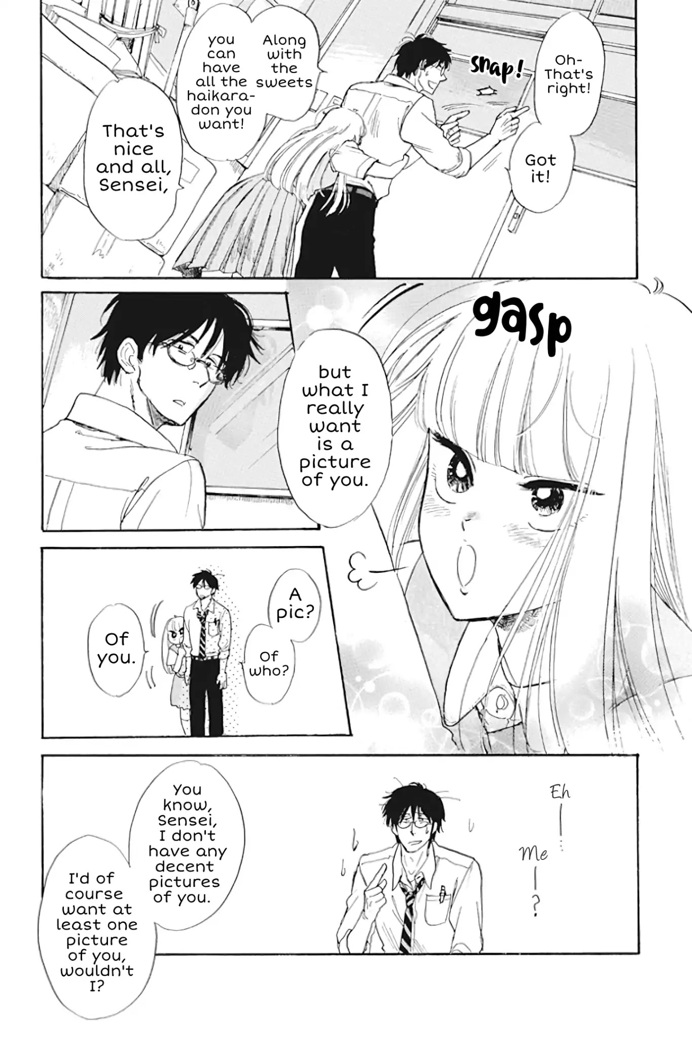 Shiota-sensei to Amai-chan Chapter 29 page 15 - Chapter 29: Club Intros