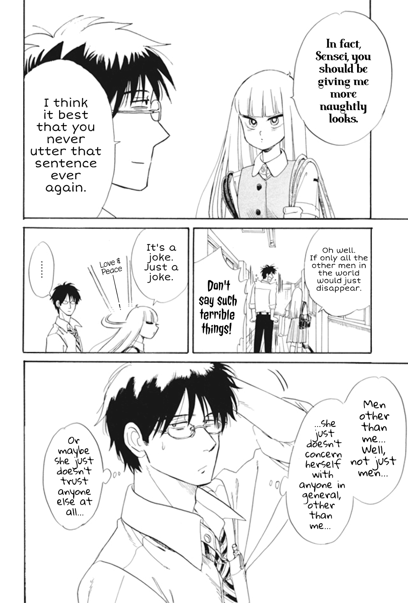 Shiota-sensei to Amai-chan Chapter 30 page 12 - Chapter 30: Measurements
