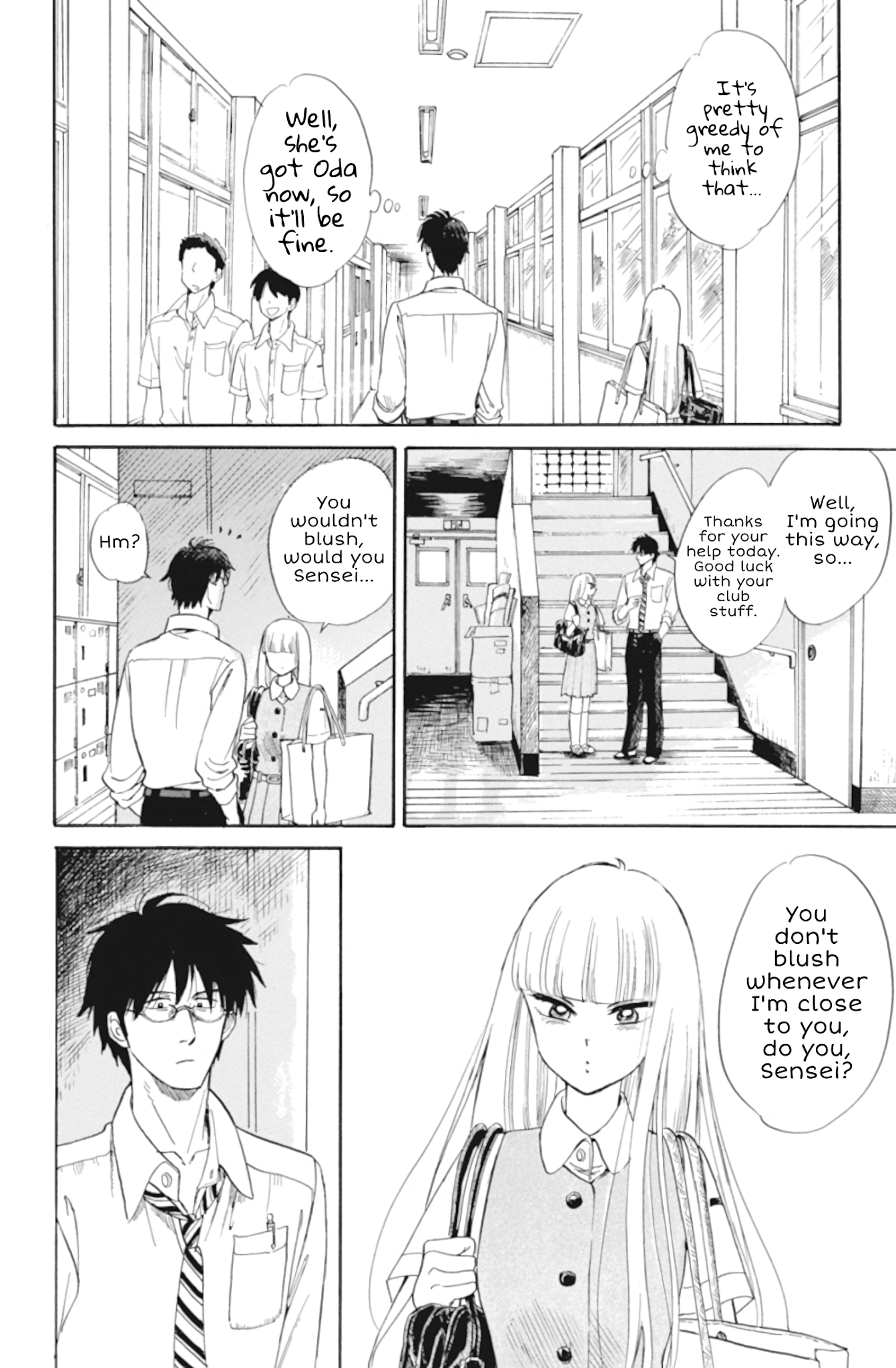 Shiota-sensei to Amai-chan Chapter 30 page 14 - Chapter 30: Measurements