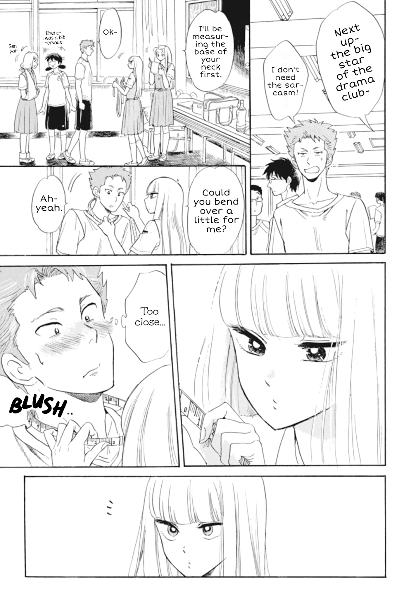 Shiota-sensei to Amai-chan Chapter 30 page 7 - Chapter 30: Measurements