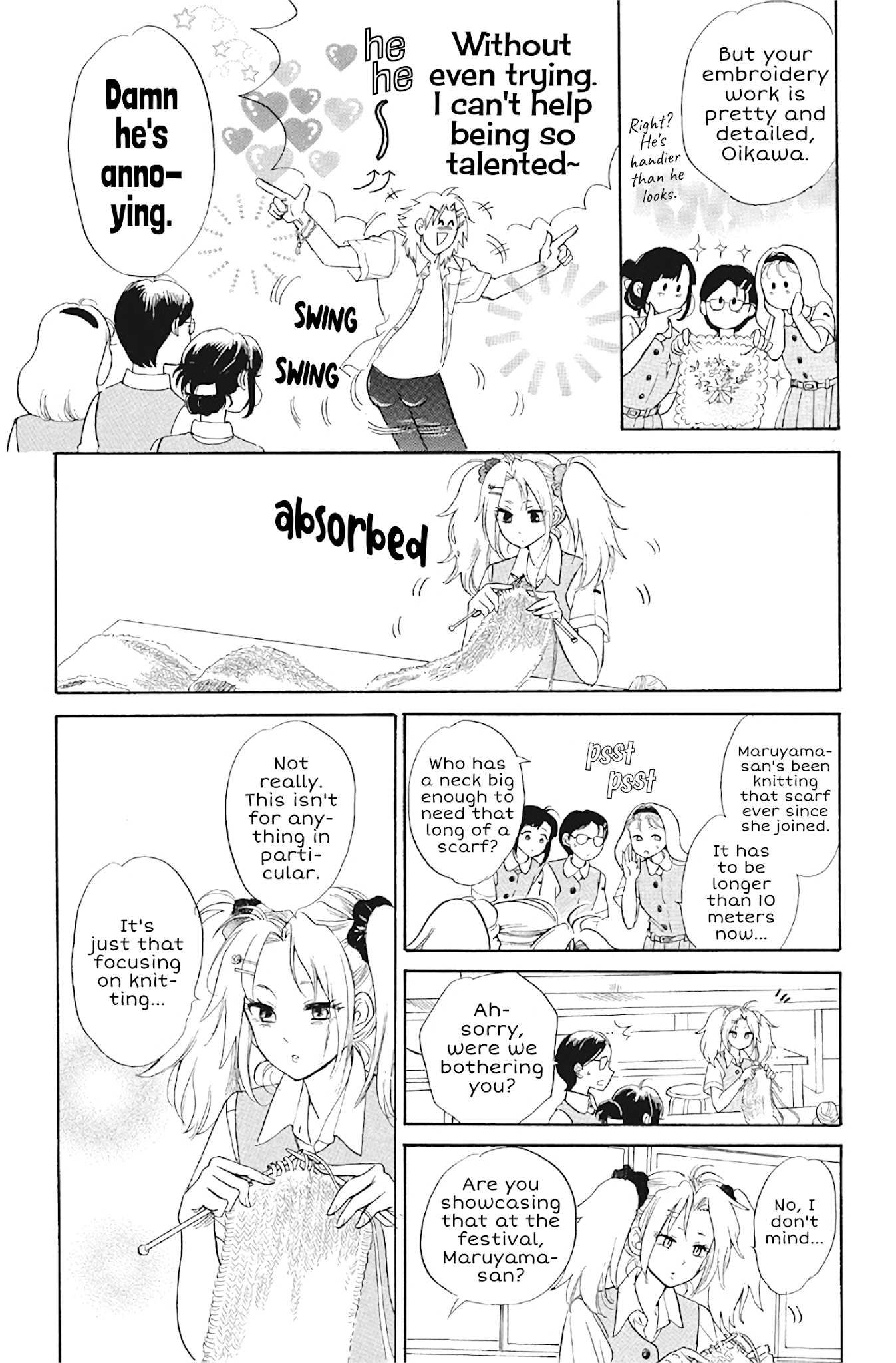 Shiota-sensei to Amai-chan Chapter 31 page 2 - Chapter 31: The Handicraft Club