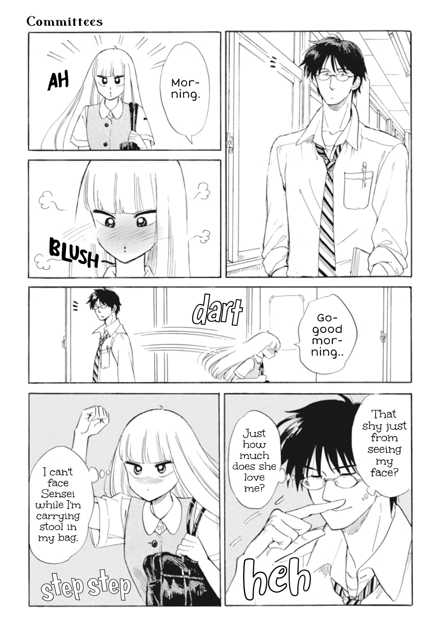 Shiota-sensei to Amai-chan Chapter 32 page 1 - Chapter 32: Committees
