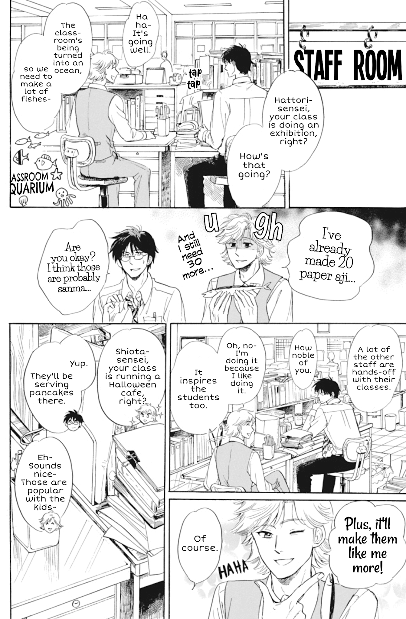 Shiota-sensei to Amai-chan Chapter 33 page 8 - Chapter 33: Something Nice