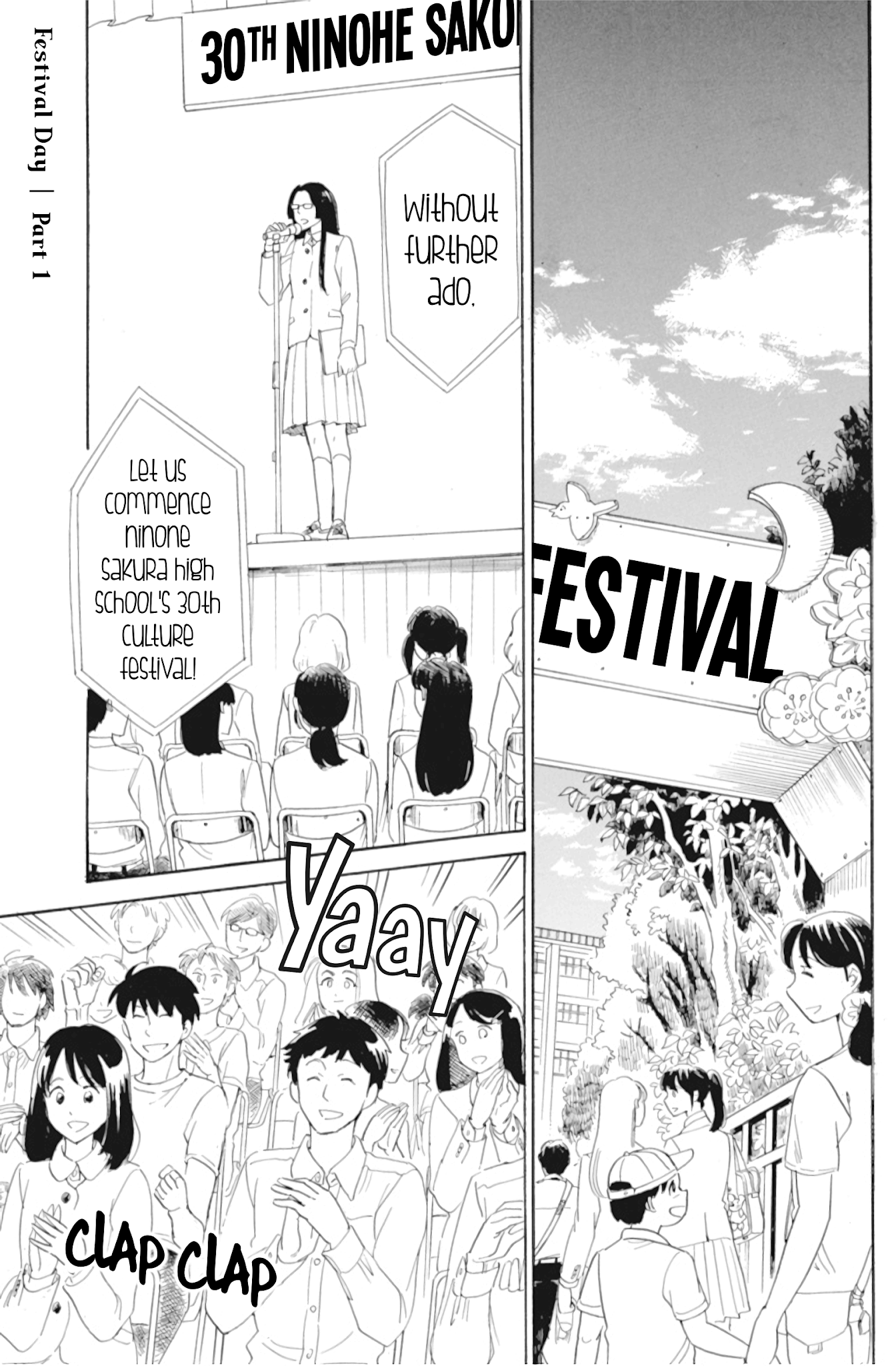 Shiota-sensei to Amai-chan Chapter 36 page 1 - Chapter 36: Festival Day (Part 1)