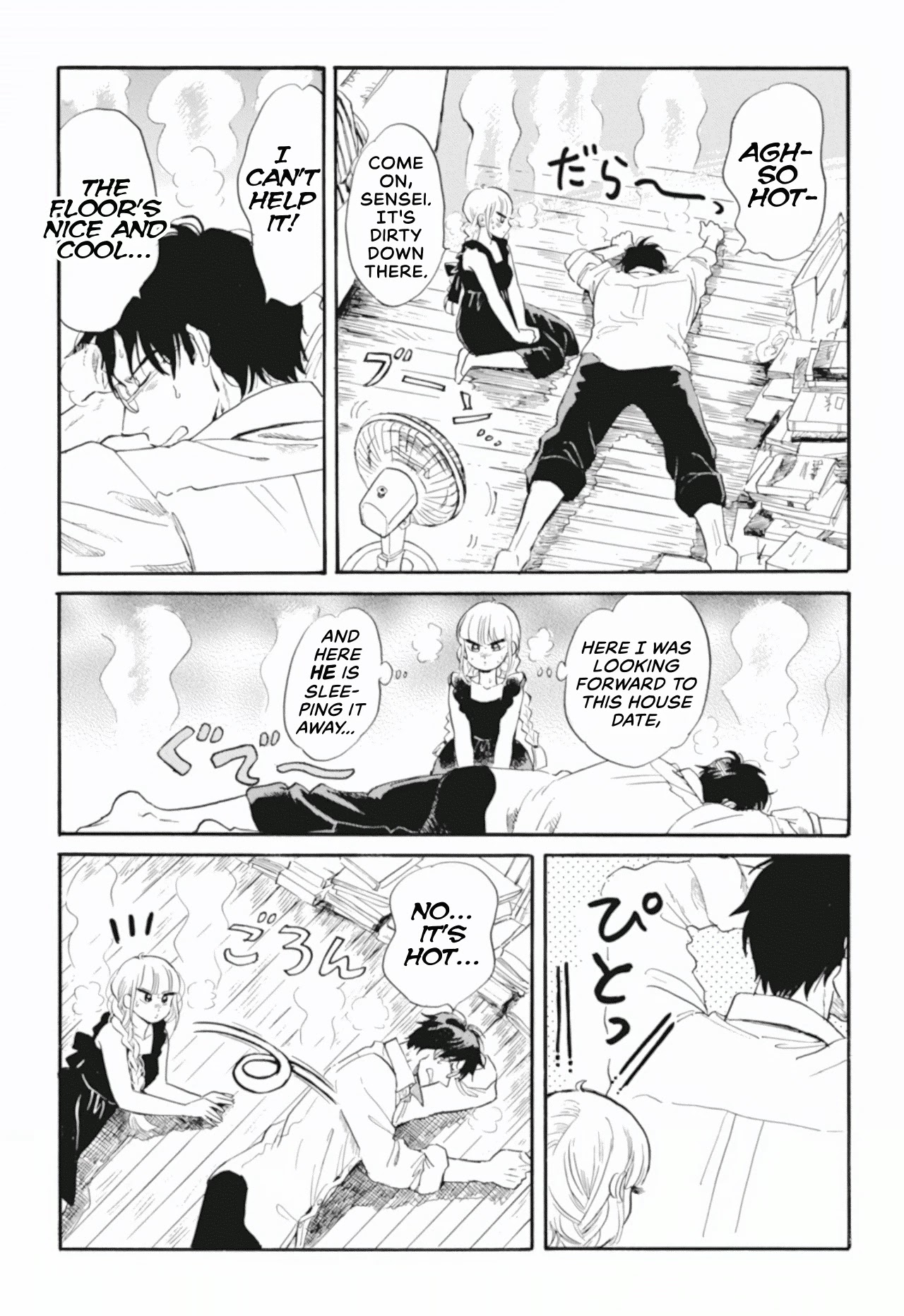 Shiota-sensei to Amai-chan Chapter 38 page 5 - Chapter 38: A/C
