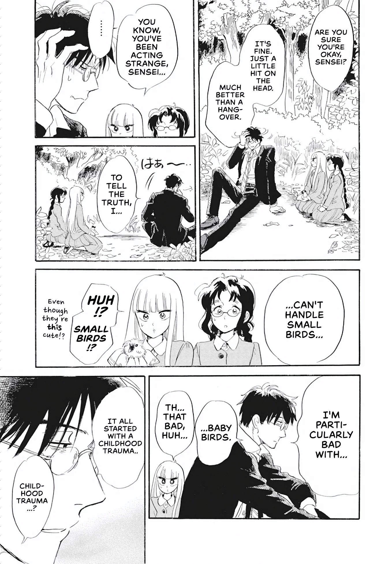 Shiota-sensei to Amai-chan Chapter 40 page 13 - Chapter 40: Trauma