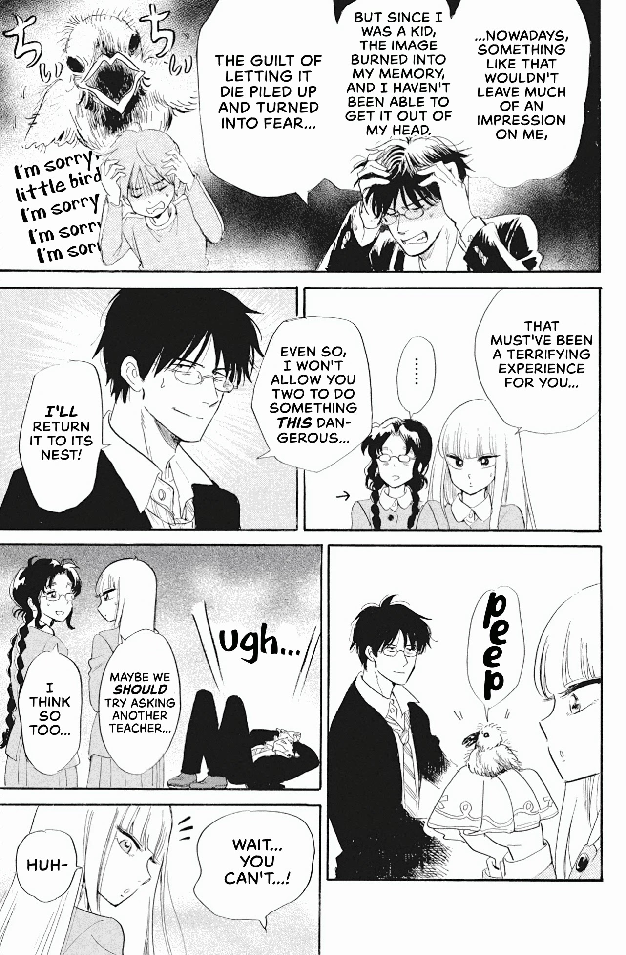 Shiota-sensei to Amai-chan Chapter 40 page 15 - Chapter 40: Trauma