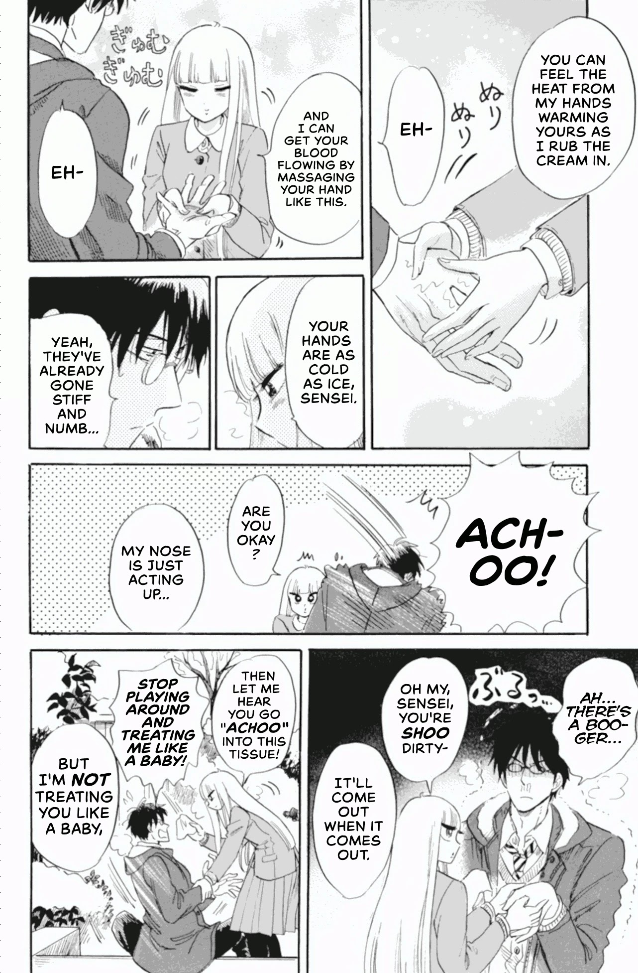 Shiota-sensei to Amai-chan Chapter 41 page 10 - Chapter 41: Snow