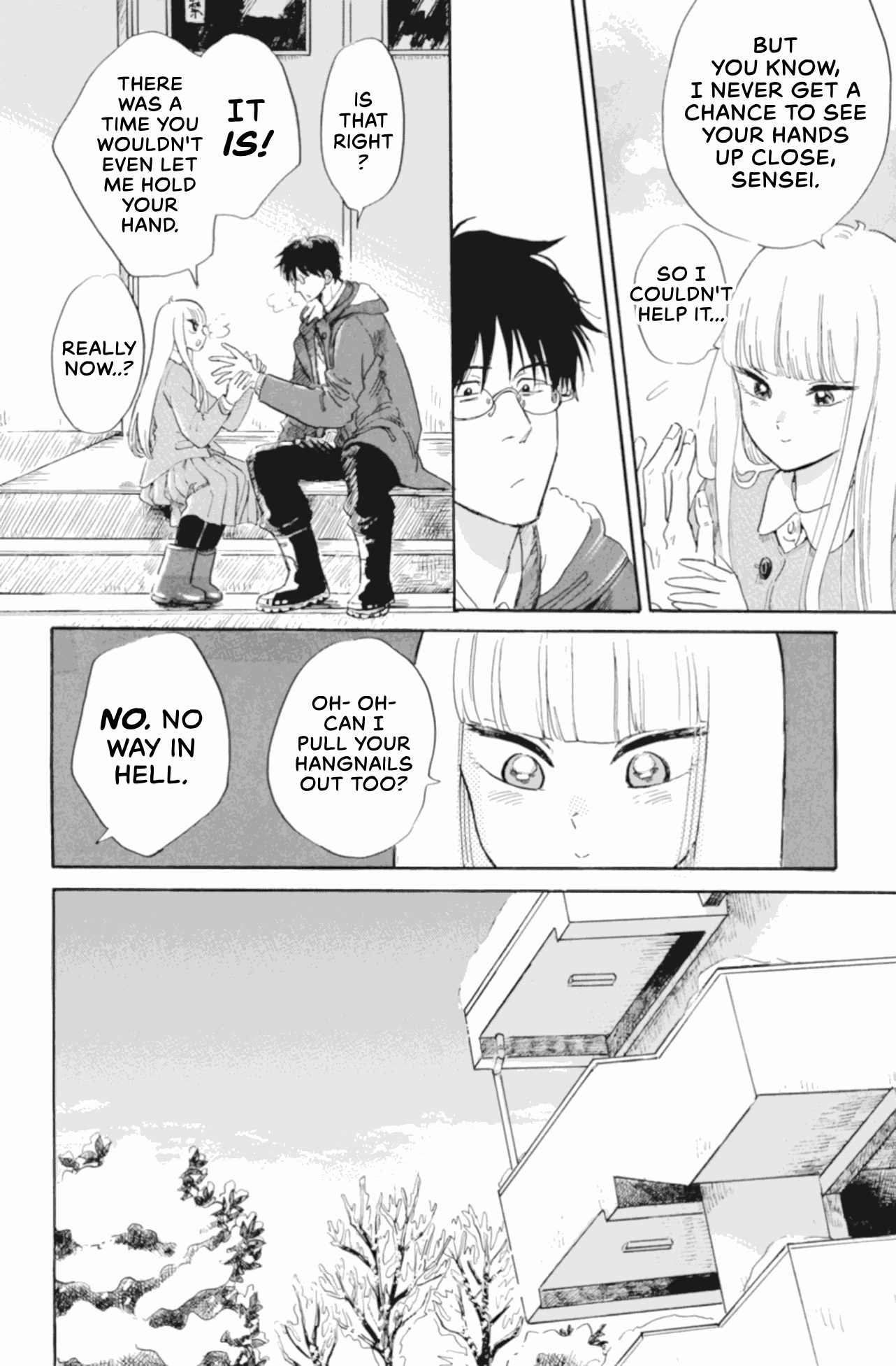 Shiota-sensei to Amai-chan Chapter 41 page 12 - Chapter 41: Snow