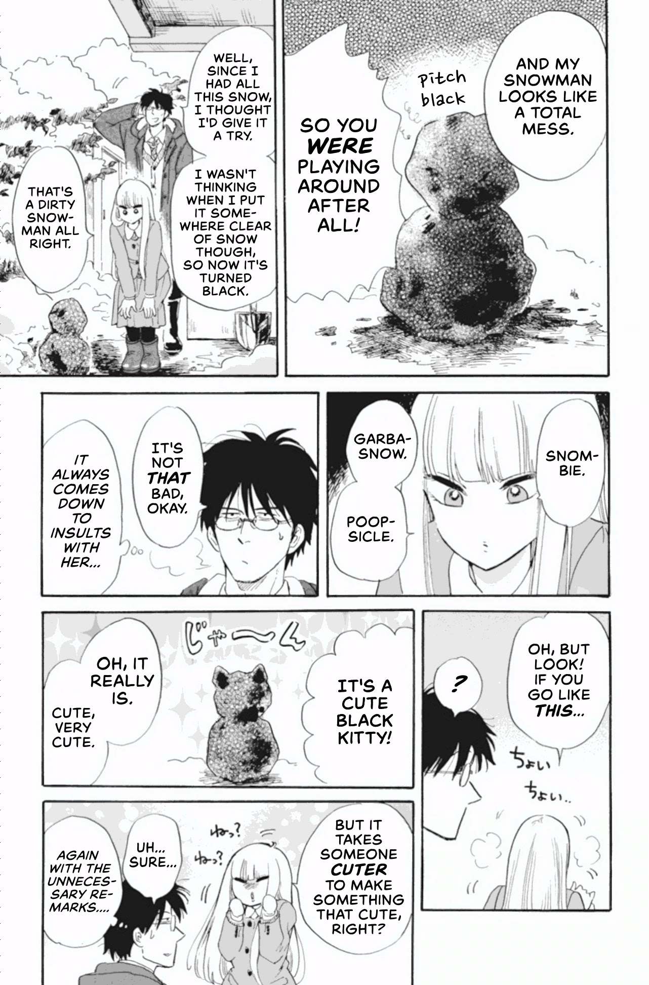 Shiota-sensei to Amai-chan Chapter 41 page 7 - Chapter 41: Snow