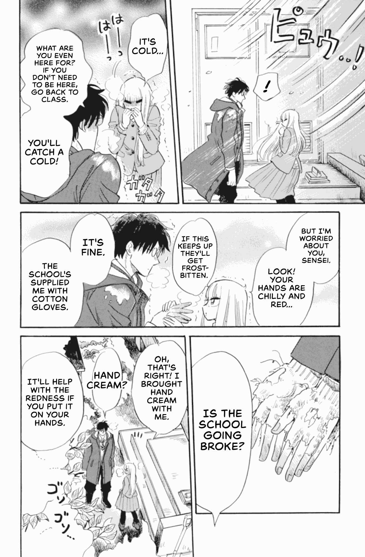 Shiota-sensei to Amai-chan Chapter 41 page 8 - Chapter 41: Snow