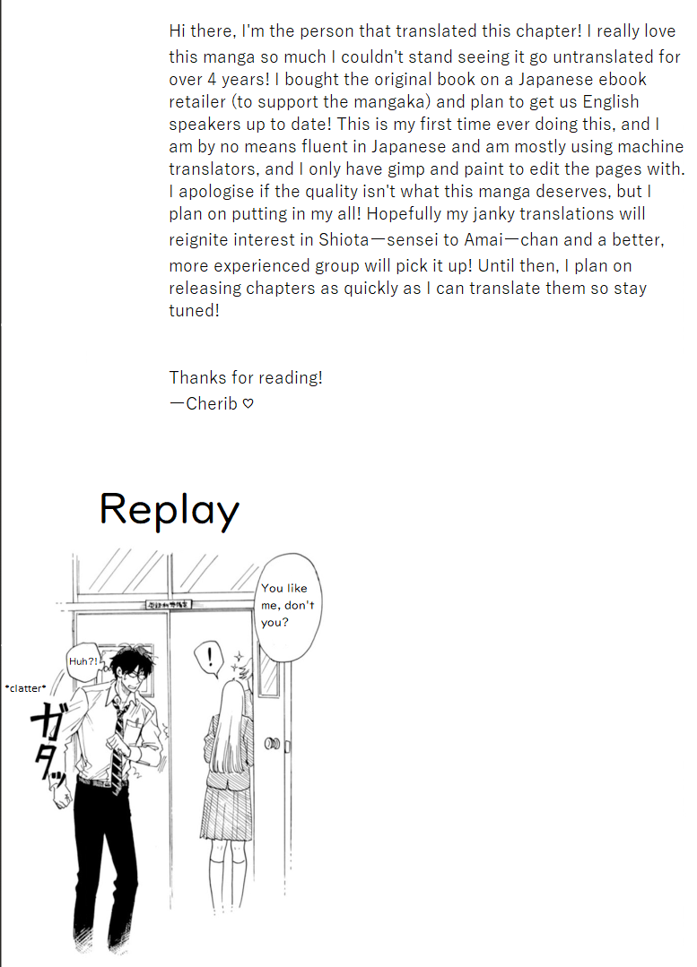 Shiota-sensei to Amai-chan Chapter 44 page 23 - Chapter 44: Cheating, Pt.2