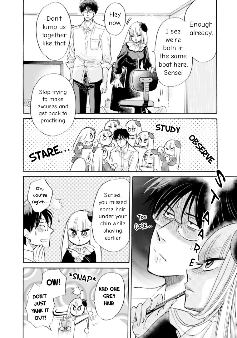 Shiota-sensei to Amai-chan Chapter 53 page 10 - Chapter 53: Art
