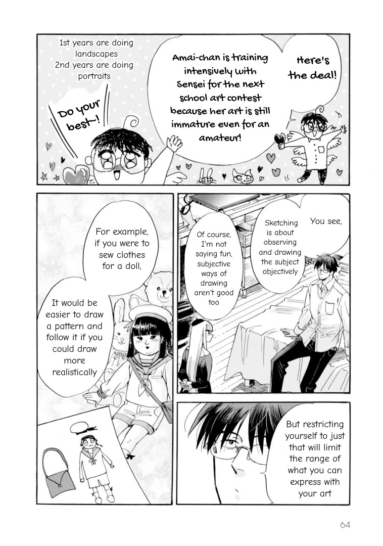 Shiota-sensei to Amai-chan Chapter 53 page 4 - Chapter 53: Art