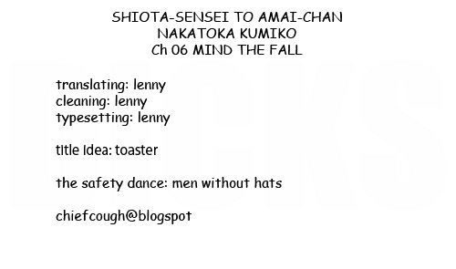Shiota-sensei to Amai-chan Chapter 6 page 21 - Chapter 6 : Mind the Fall