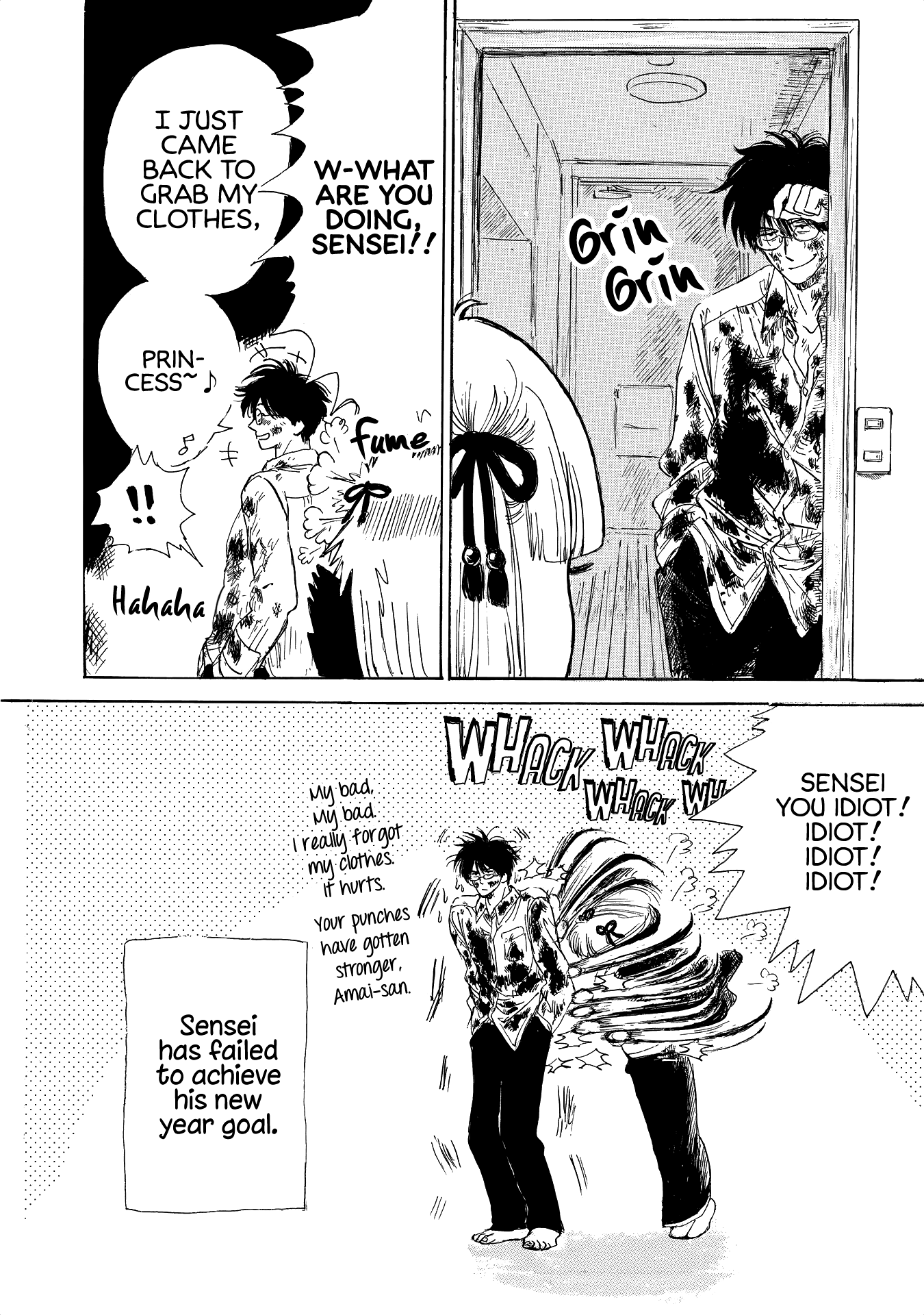 Shiota-sensei to Amai-chan Chapter 8 page 11 - Chapter 8 : New Year