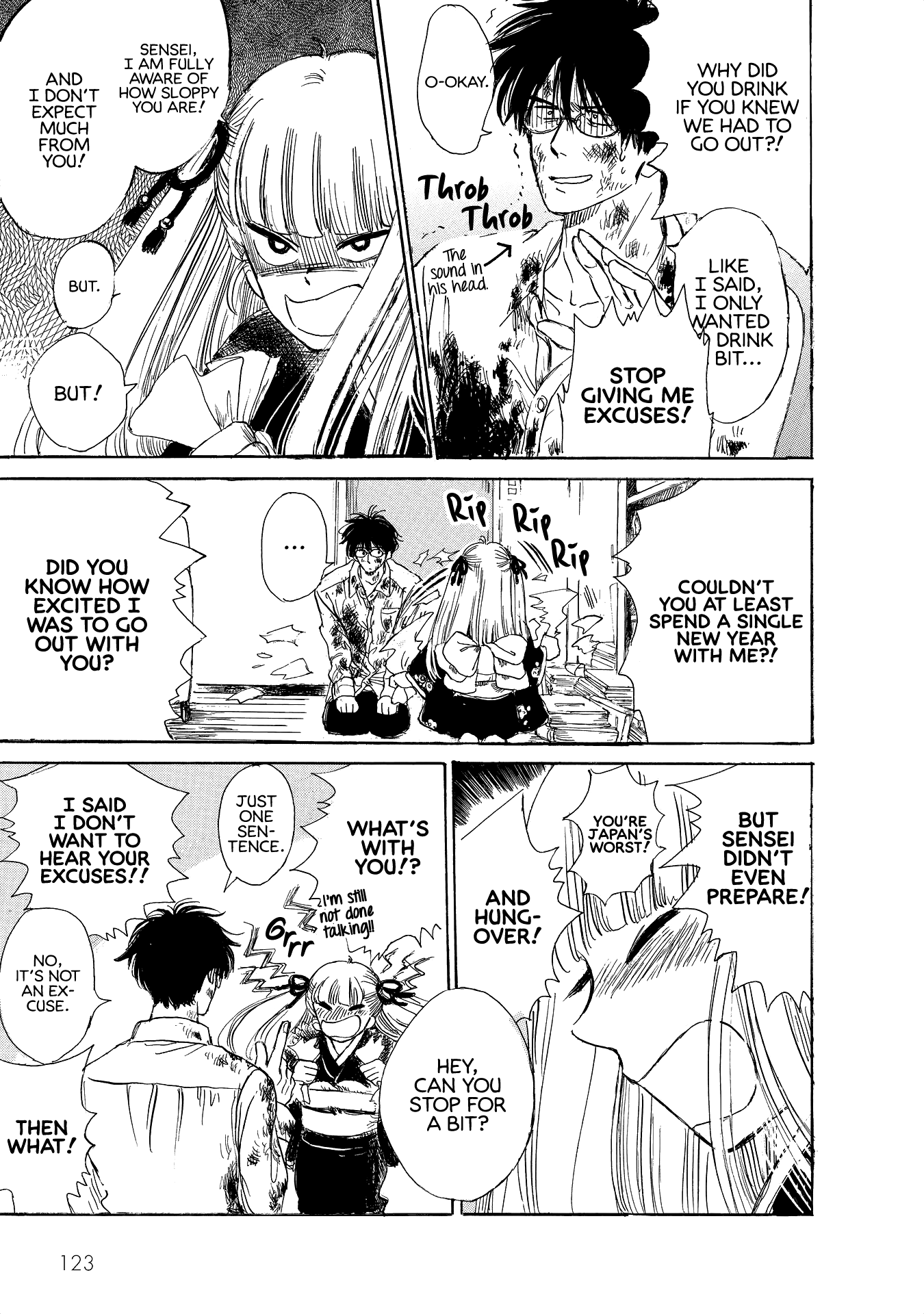 Shiota-sensei to Amai-chan Chapter 8 page 6 - Chapter 8 : New Year