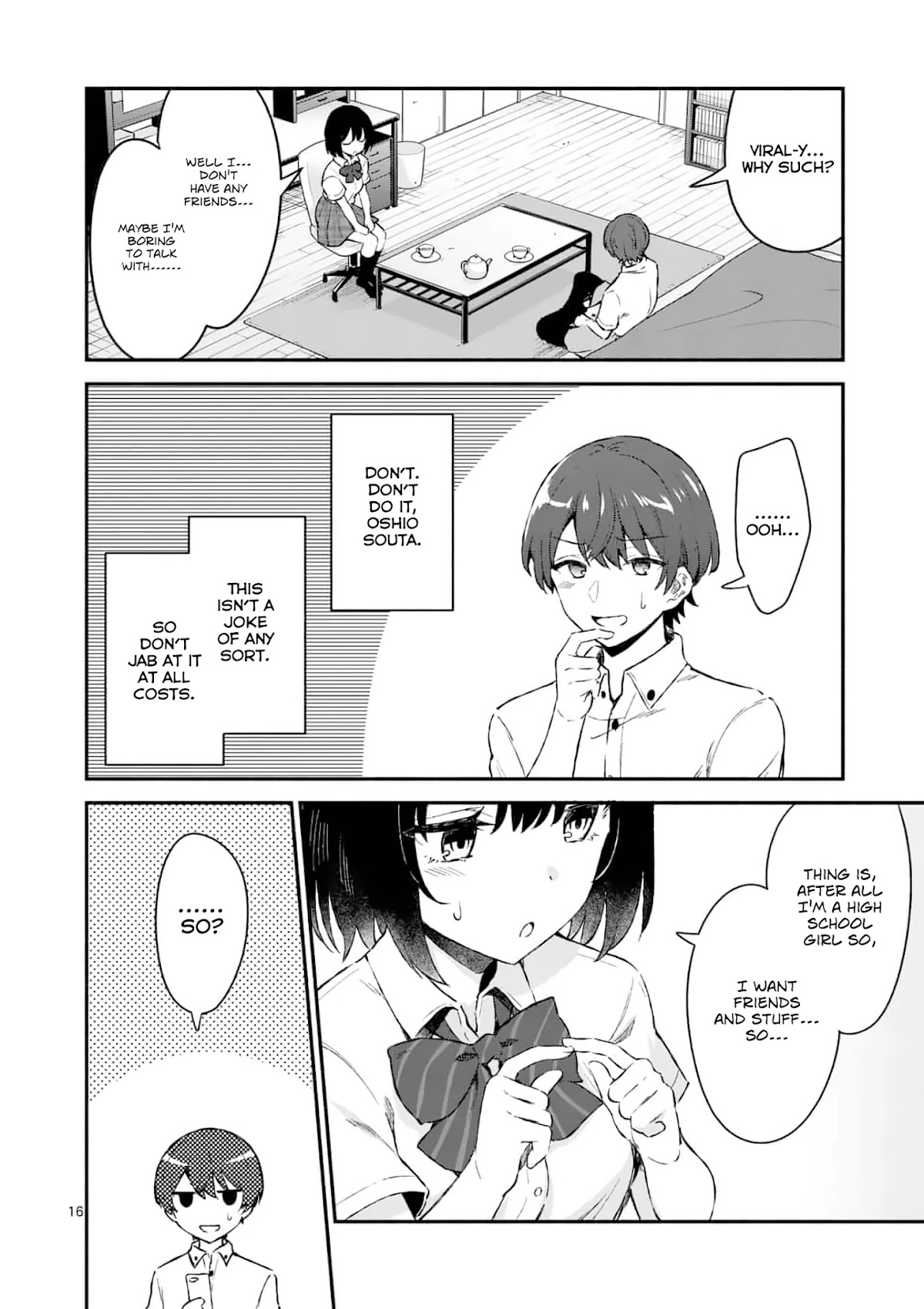 Shiotaiou no Sato-san ga Ore ni dake Amai Chapter 1 page 15 - Chapter 1