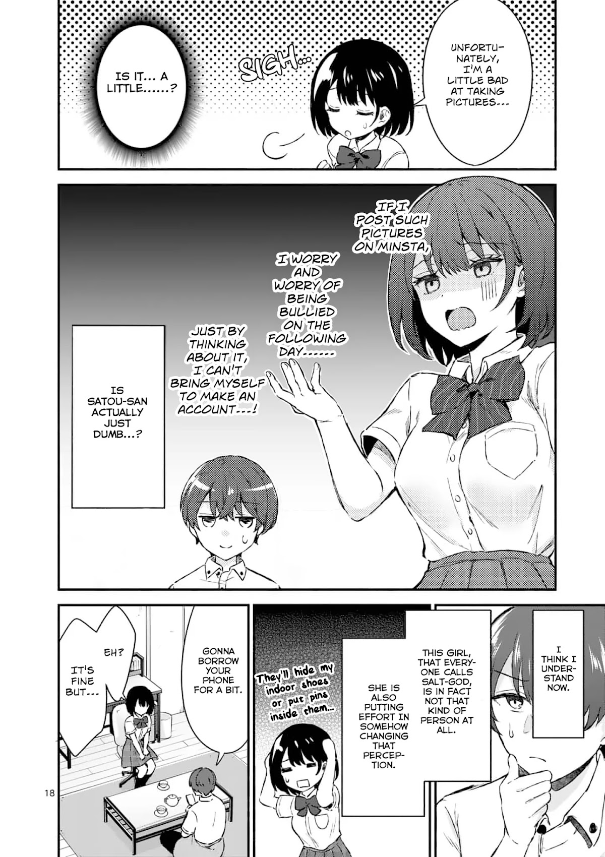 Shiotaiou no Sato-san ga Ore ni dake Amai Chapter 1 page 17 - Chapter 1