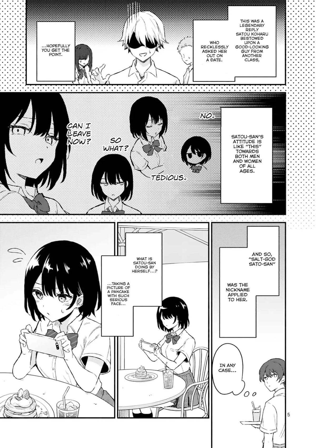 Shiotaiou no Sato-san ga Ore ni dake Amai Chapter 1 page 4 - Chapter 1
